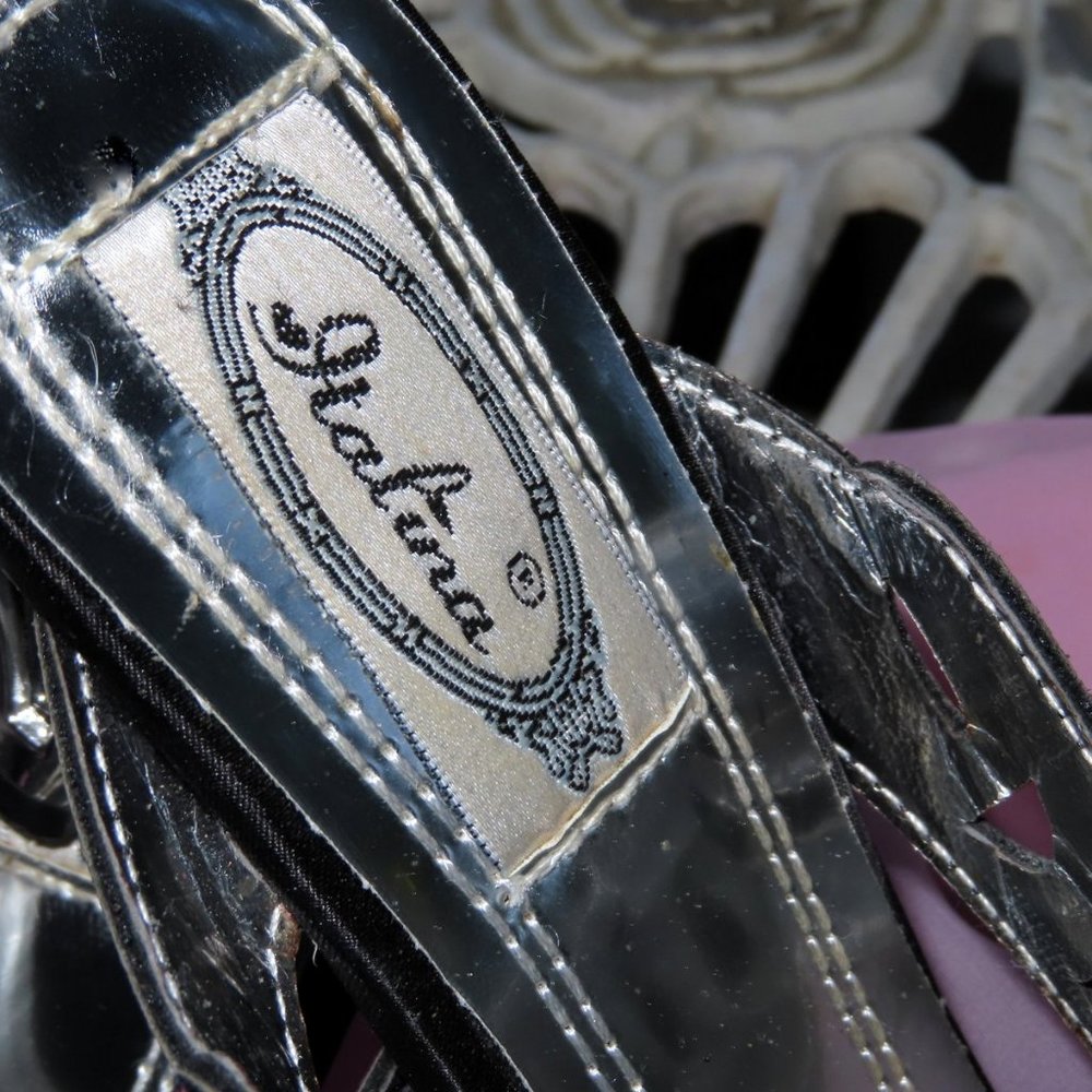 Slide In Heels • Open Toe • Open Back • Rhinestones! - Picture 5 of 7